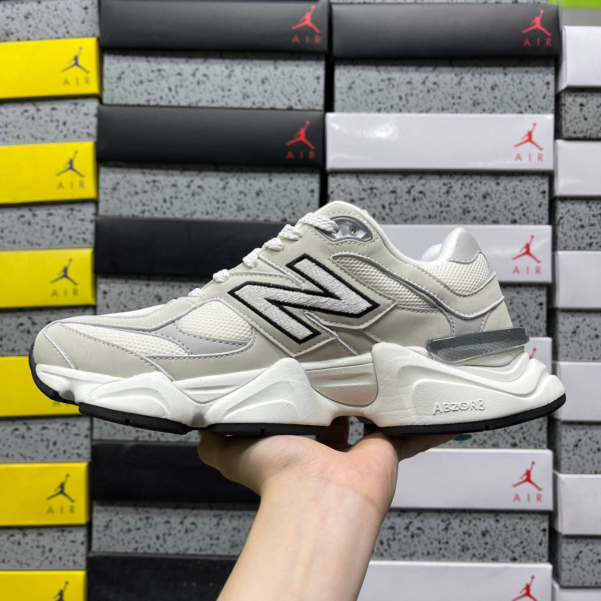 NEW BALANCE 9060 BEIGE SNEAKERS