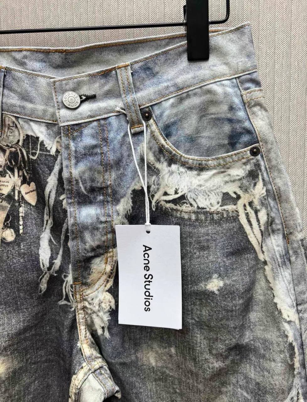 ACNE STUDIOS ACID WASH JEANS