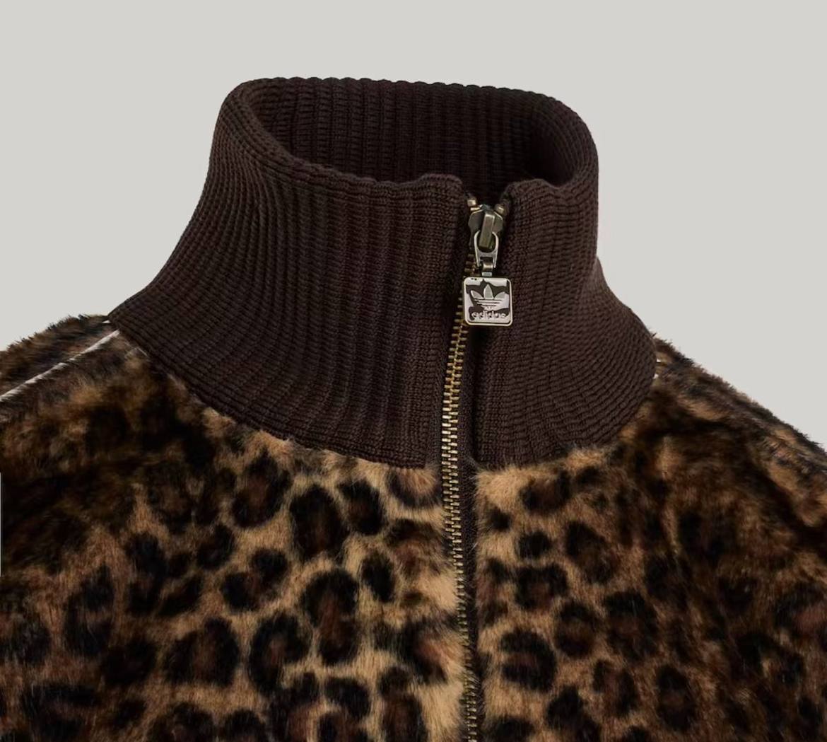 ADIDAS TRACK TOP LEOPARD JACKET