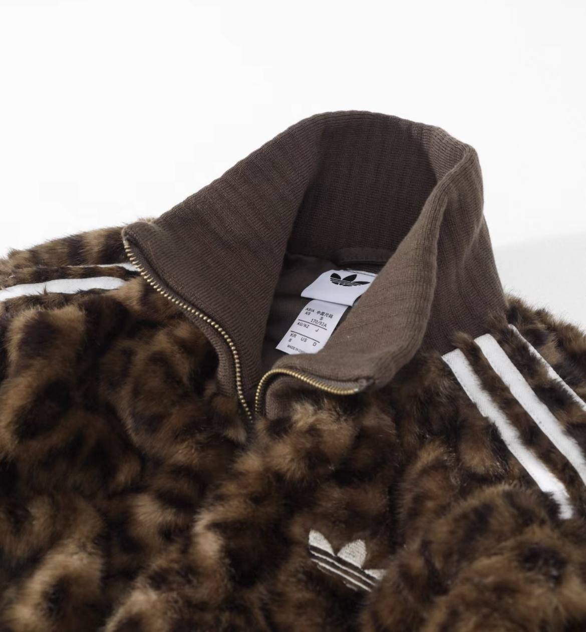 ADIDAS TRACK TOP LEOPARD JACKET