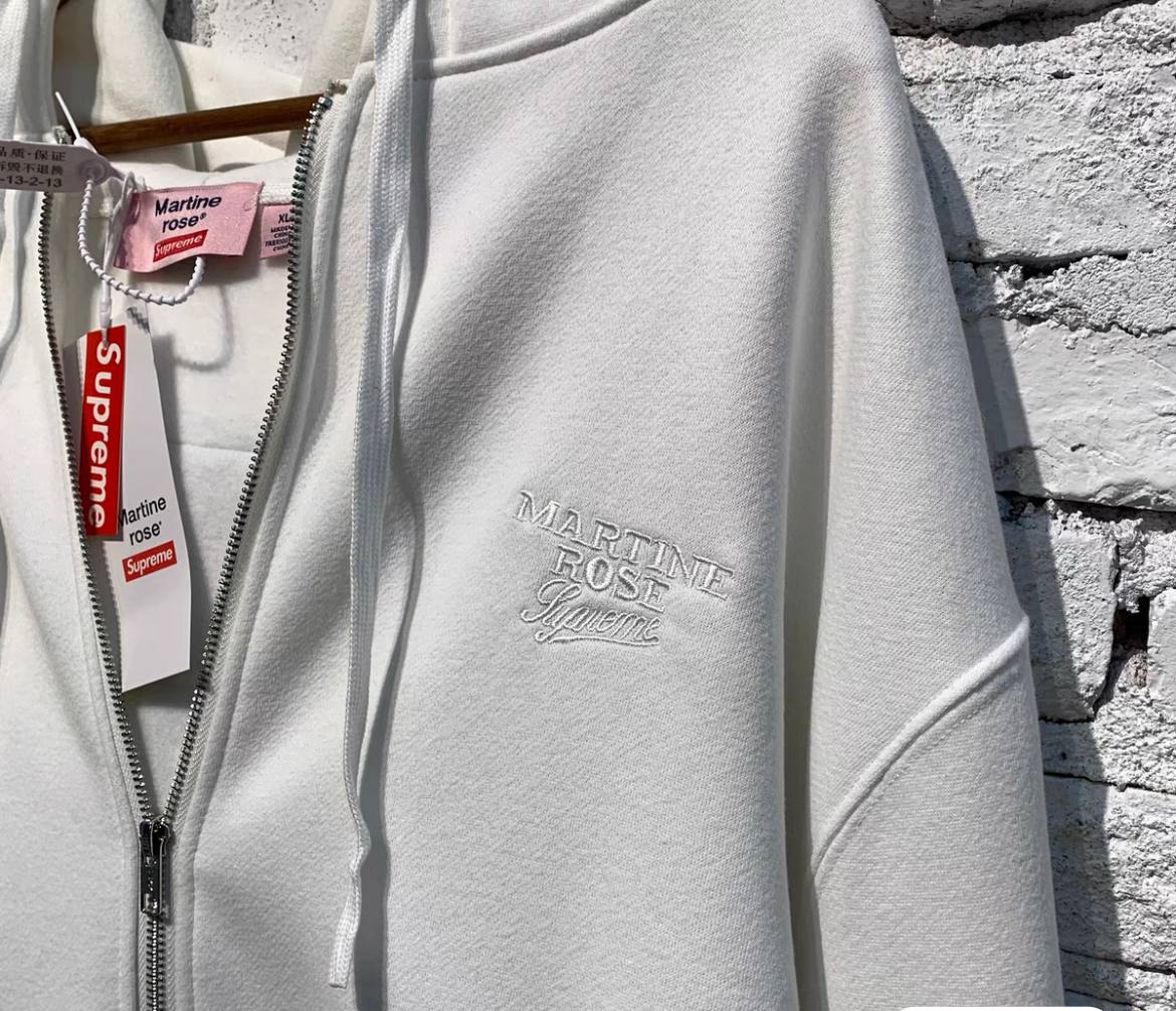 SUPREME MARTIN ROSE TOWEL ZIP HOODIE