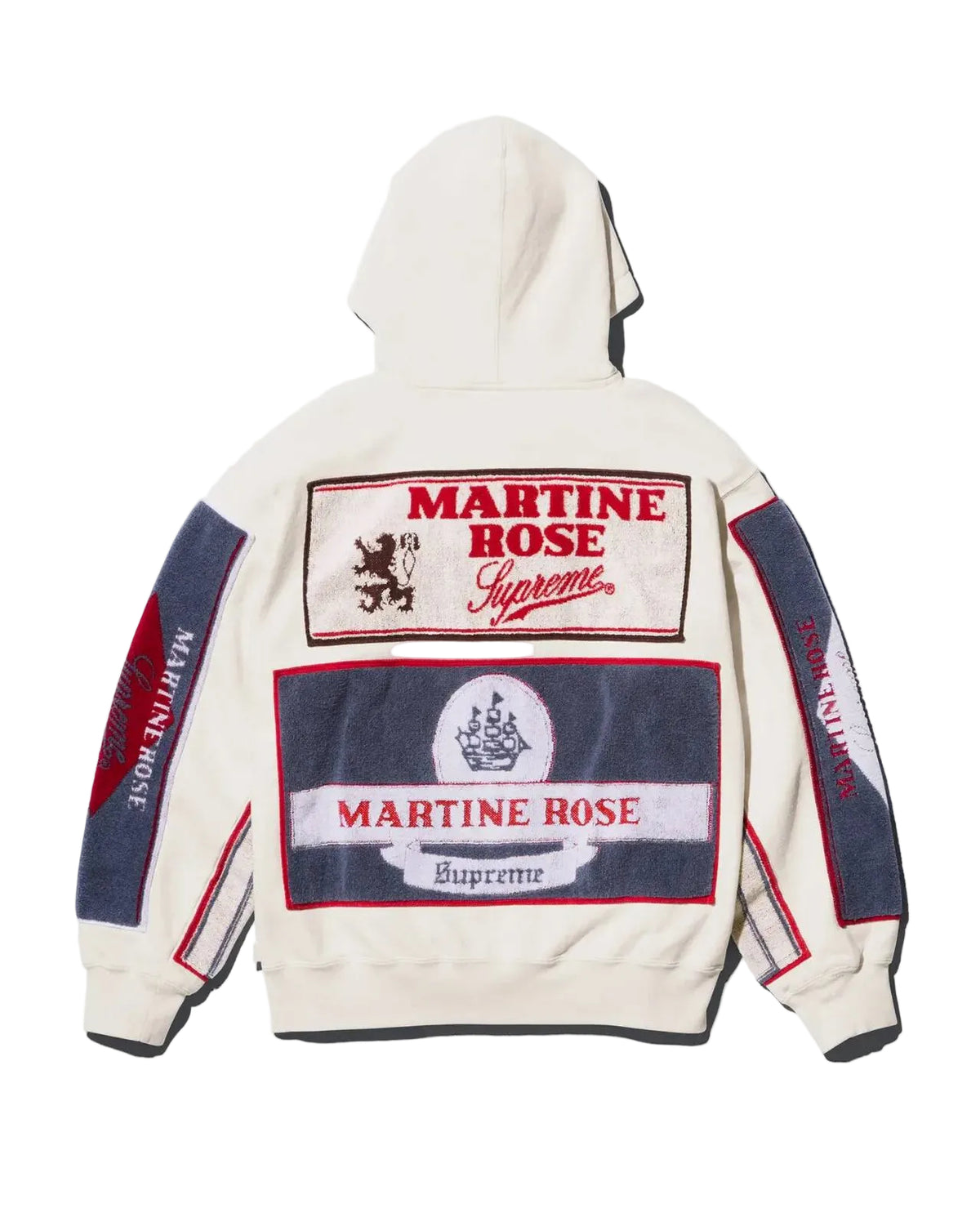 SUPREME MARTIN ROSE TOWEL ZIP HOODIE