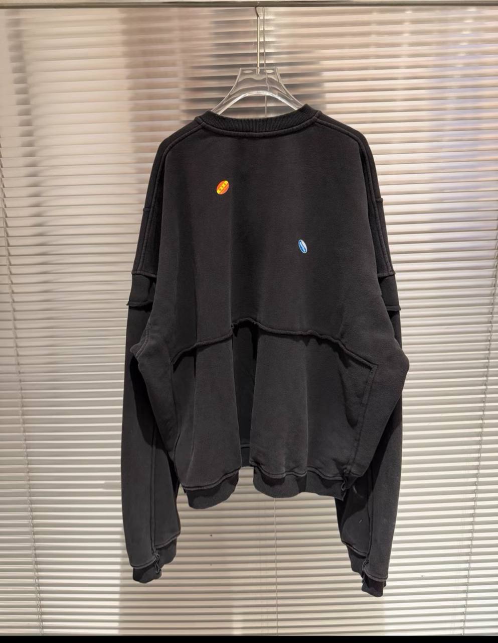 MARTINE ROSE LOGO ZIP UP HOODIE