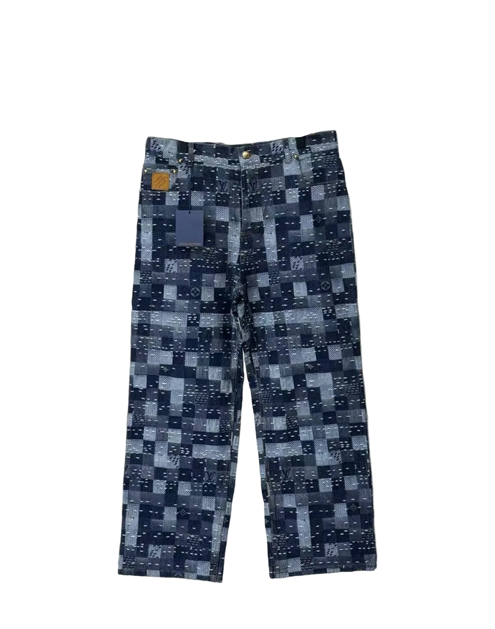 LOUIS VUITTON LV DAMIER DENIM SKATE JEANS