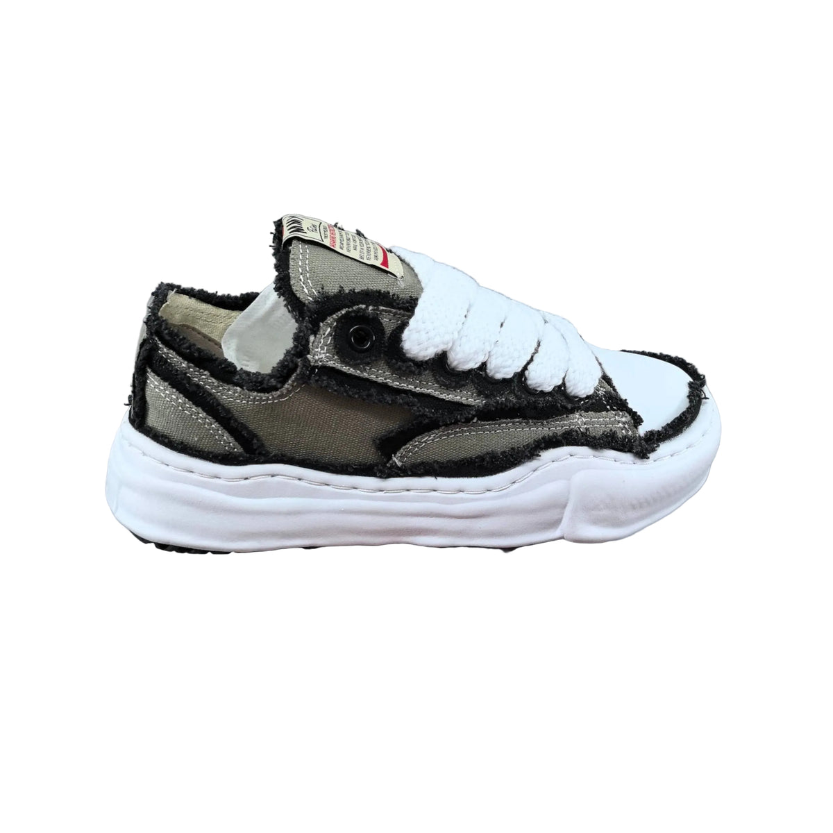 MAISON MIHARA YASUHIRO MMY PETERSON LOW CANVAS SNEAKERS