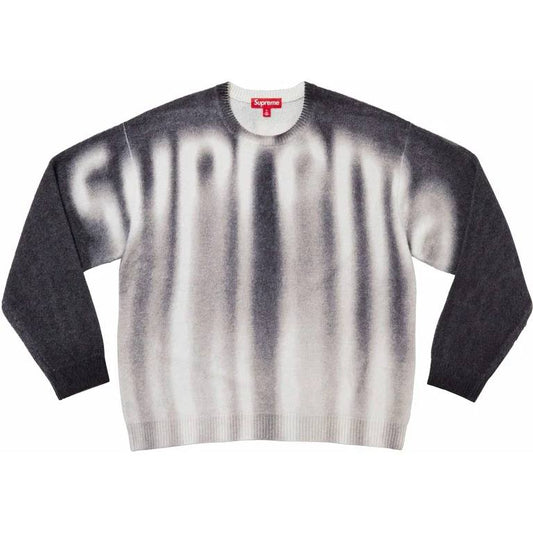 SUPREME BLURRED LOGO SWEATER