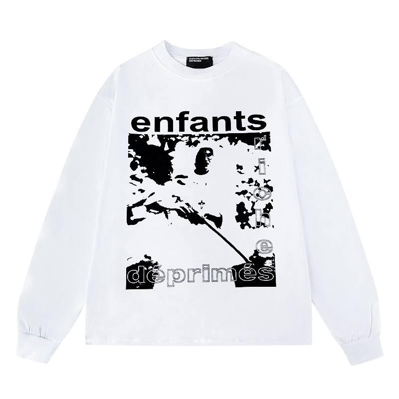 ENFANTS RICHES DEPRIMES ERD NUN/GUN LONG SLEEVE HOODIE