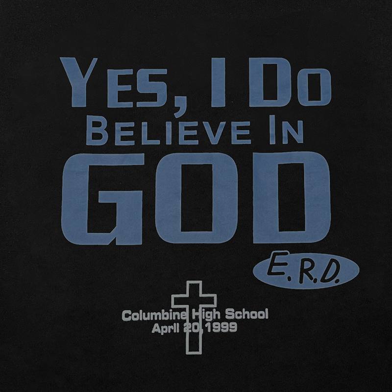 ENFANTS RICHES DEPRIMES ERD I BELIEVE IN GOD LONG SLEEVE HOODIE