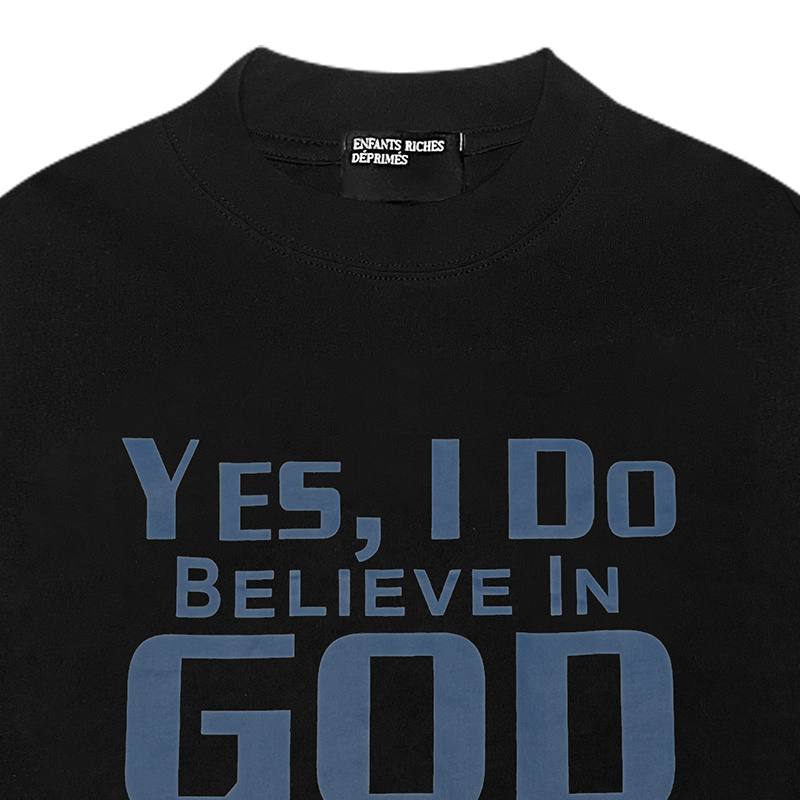 ENFANTS RICHES DEPRIMES ERD I BELIEVE IN GOD LONG SLEEVE HOODIE