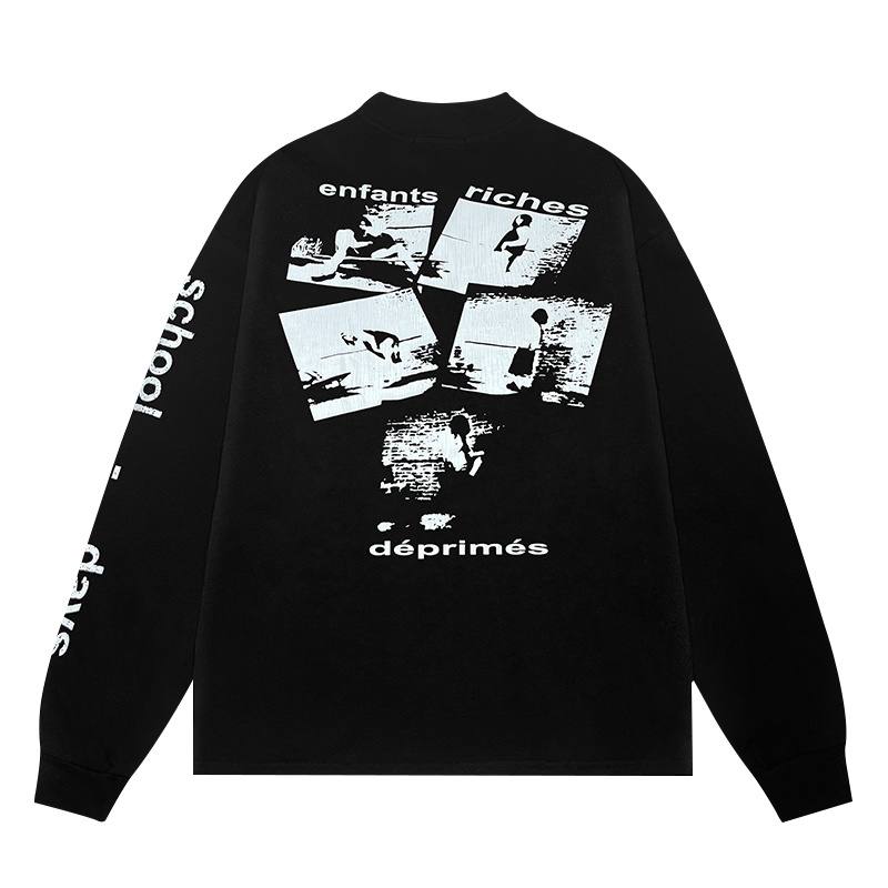 ENFANTS RICHES DEPRIMES ERD SCHOOL DAYS LONG SLEEVE HOODIE