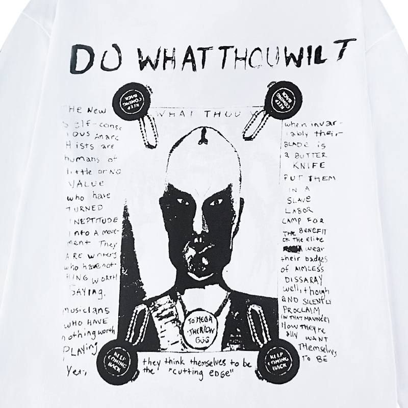 ENFANTS RICHES DEPRIMES ERD DO WHAT THOU WILT LONG SLEEVE HOODIE
