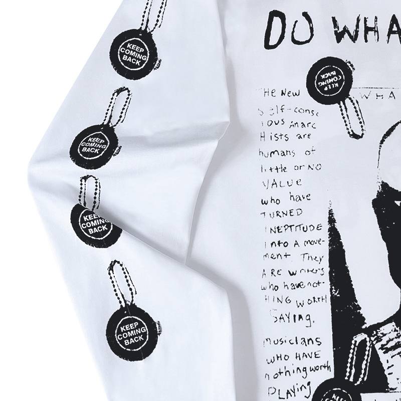 ENFANTS RICHES DEPRIMES ERD DO WHAT THOU WILT LONG SLEEVE HOODIE