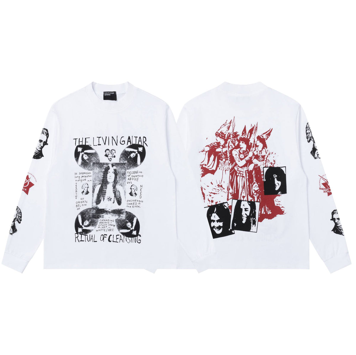ENFANTS RICHES DEPRIMES ERD THE LIVING ALTAR LONG SLEEVE HOODIE