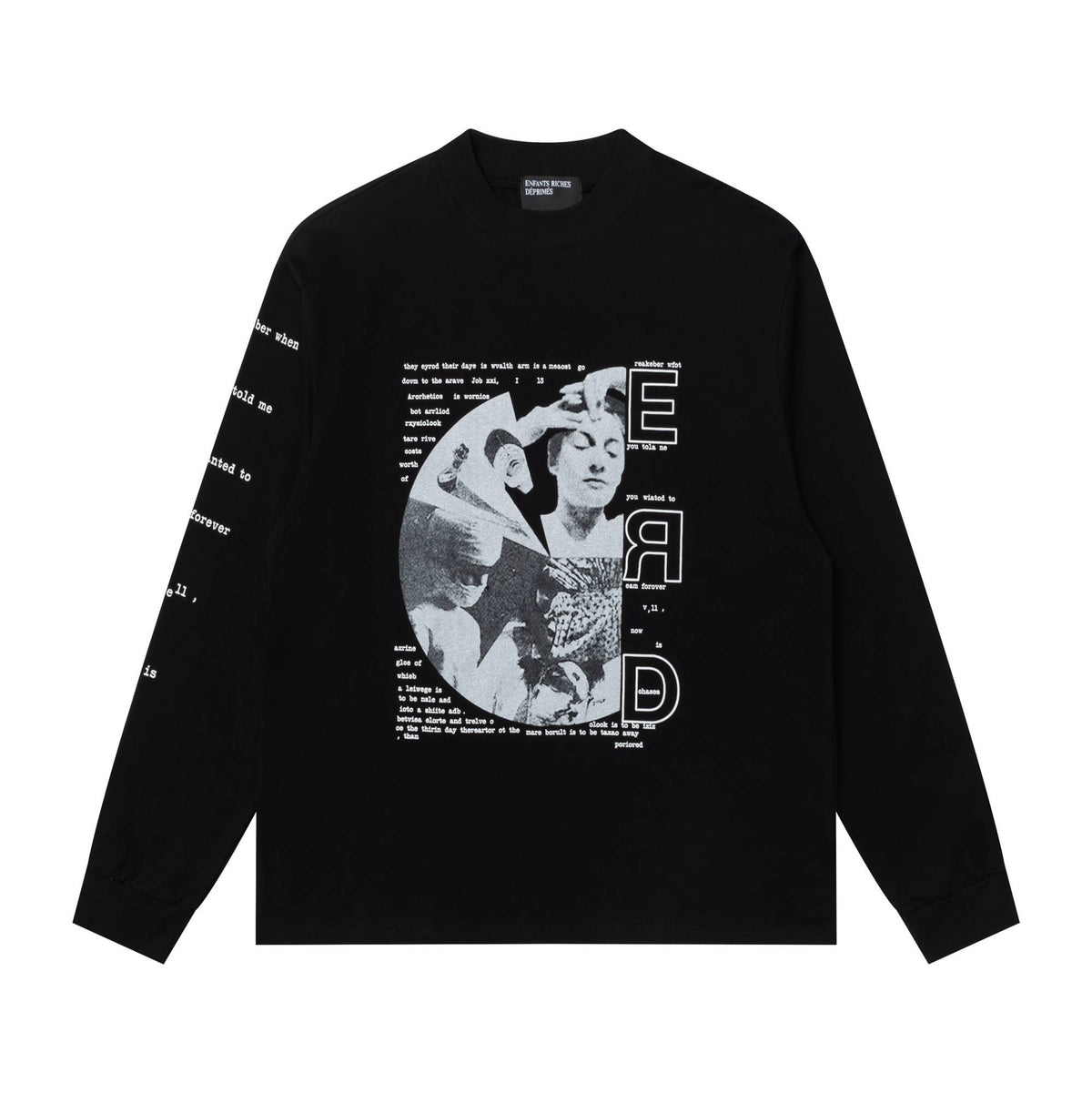ENFANTS RICHES DEPRIMES ERD REMEMBER WHEN LONG SLEEVE HOODIE