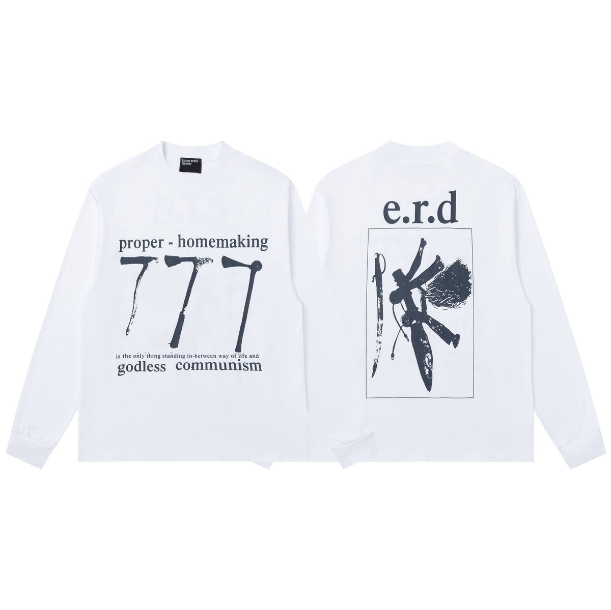 ENFANTS RICHES DEPRIMES ERD 777 LONG SLEEVE HOODIE