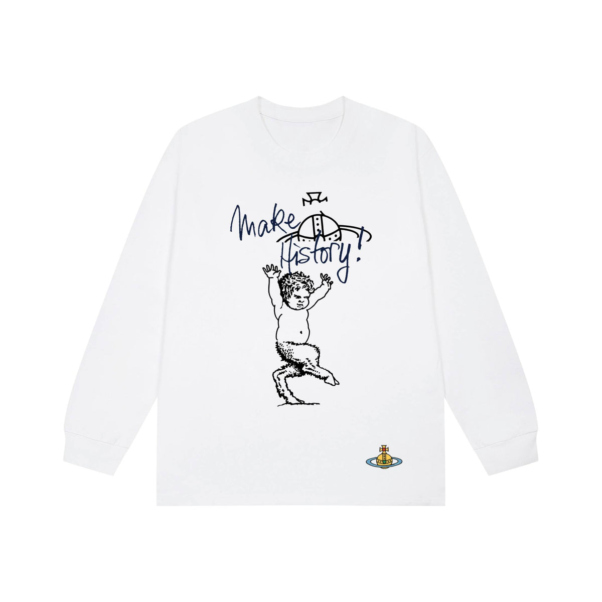 VIVIENNE WESTWOOD MAKE HISTORY LONG SLEEVE HOODIE
