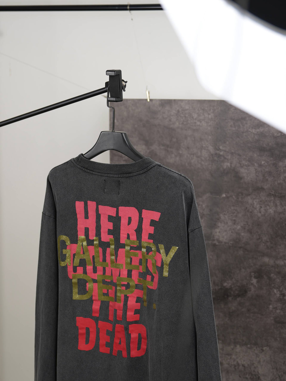 GALLERY DEPT MISFITS LONG SLEEVE HOODIE