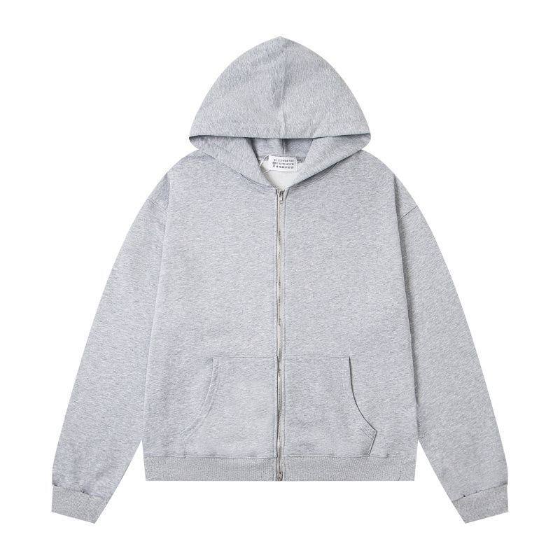 MAISON MARGIELA PARIS MM6 LOGO ZIP UP HOODIE