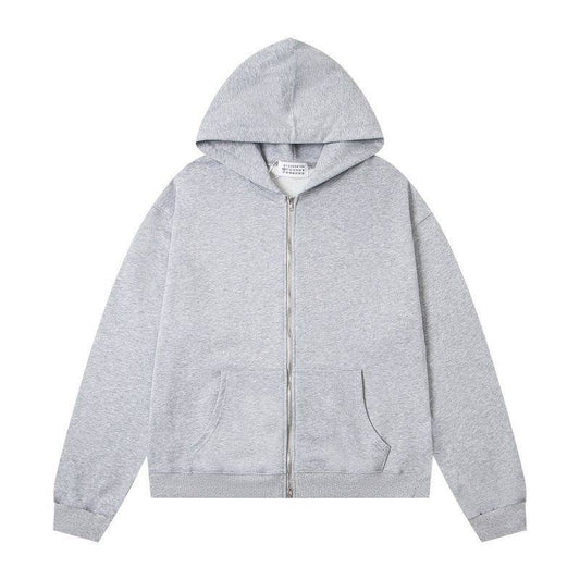 MAISON MARGIELA PARIS MM6 LOGO ZIP UP HOODIE