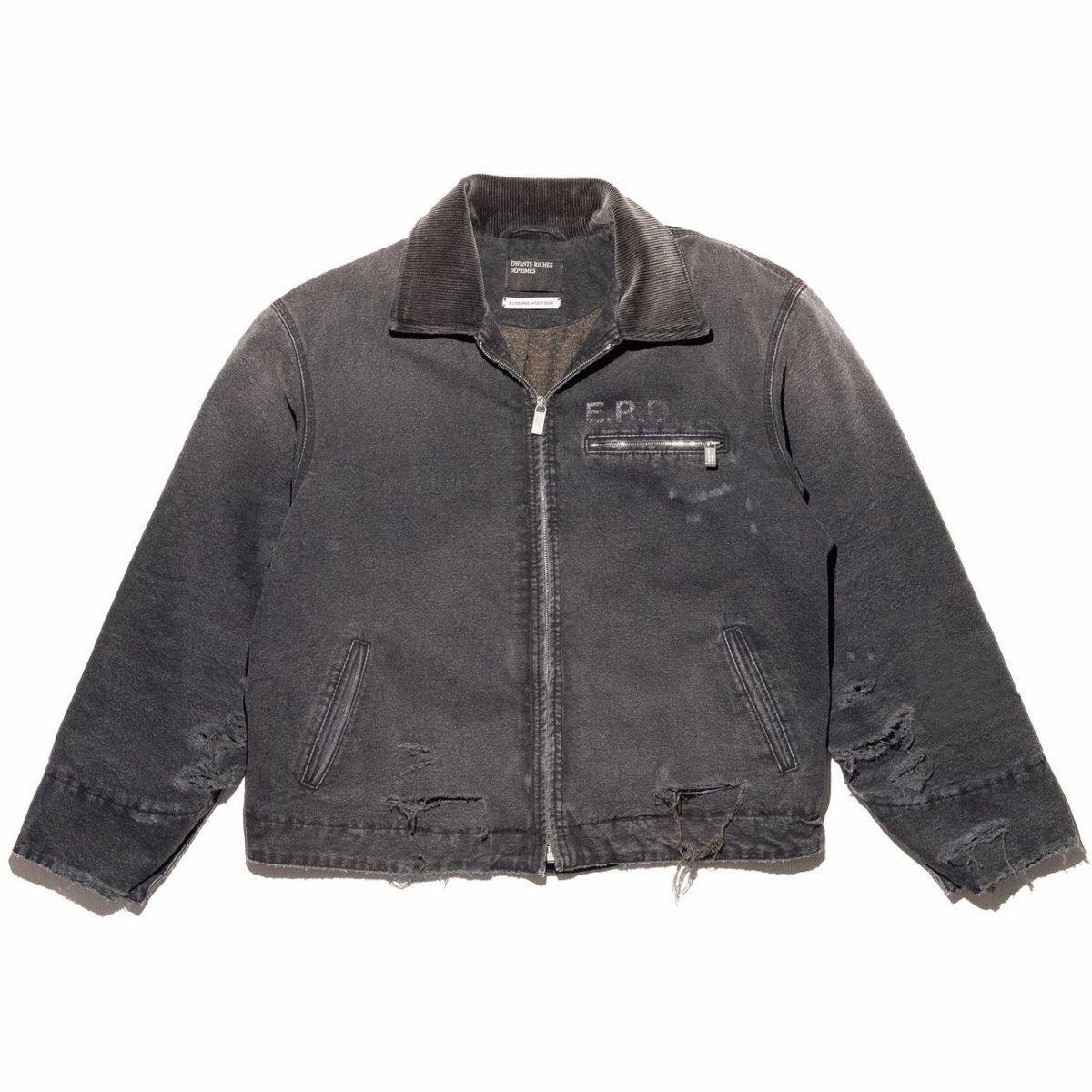 ENFANTS RICHES DEPRIMES ERD FACES BLANKET LINED WORK JACKET