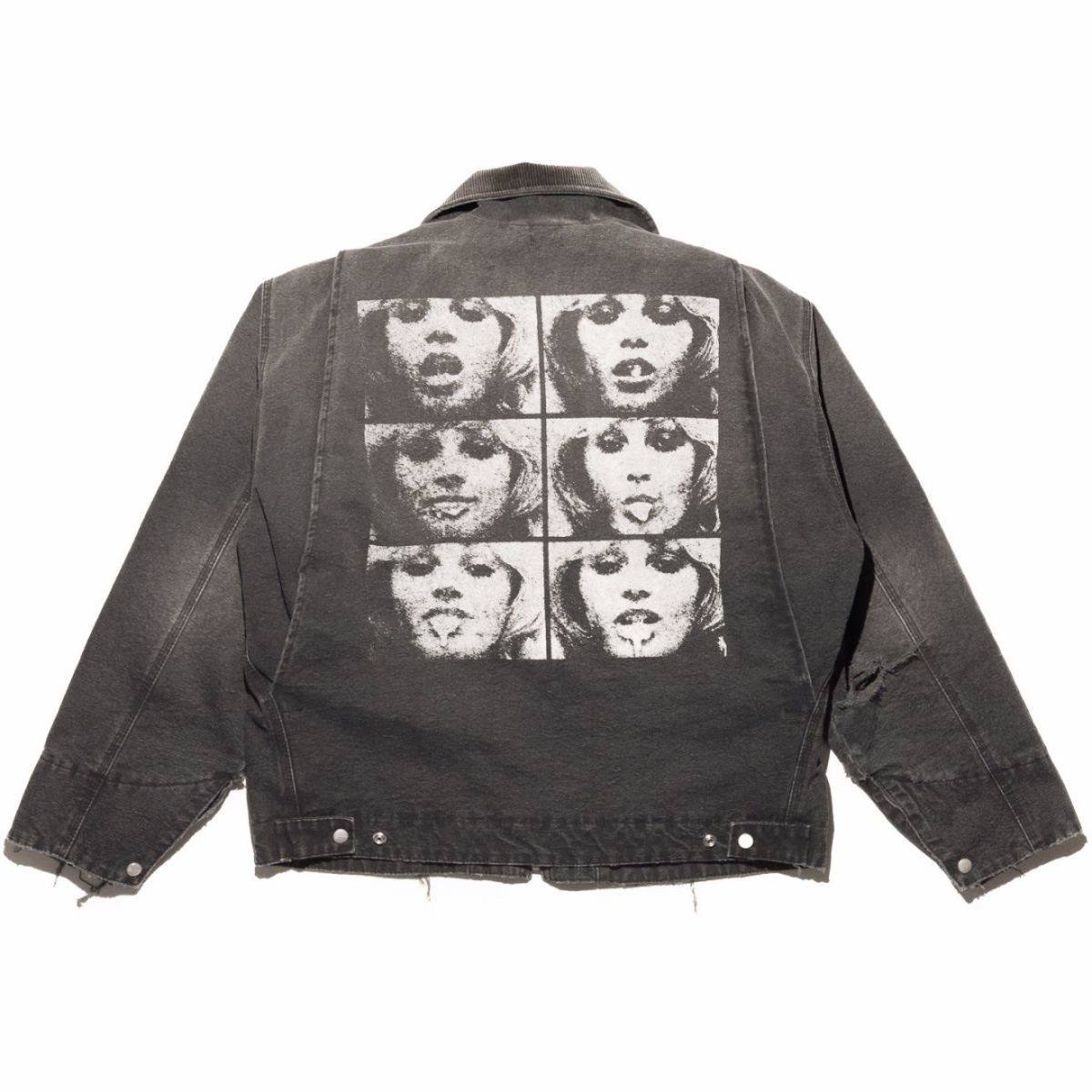ENFANTS RICHES DEPRIMES ERD FACES BLANKET LINED WORK JACKET