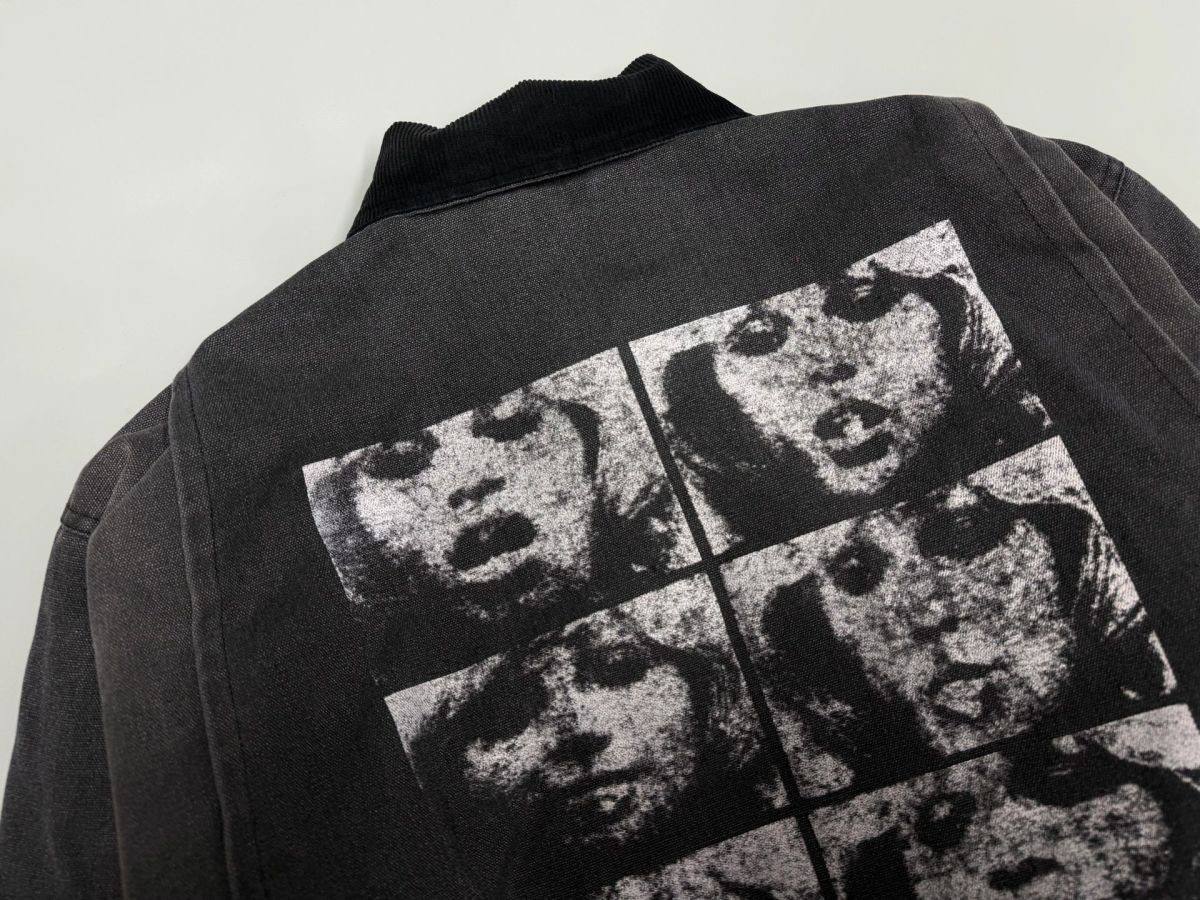 ENFANTS RICHES DEPRIMES ERD FACES BLANKET LINED WORK JACKET