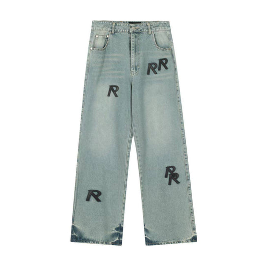 REPRESENT INITIAL BAGGY DENIM