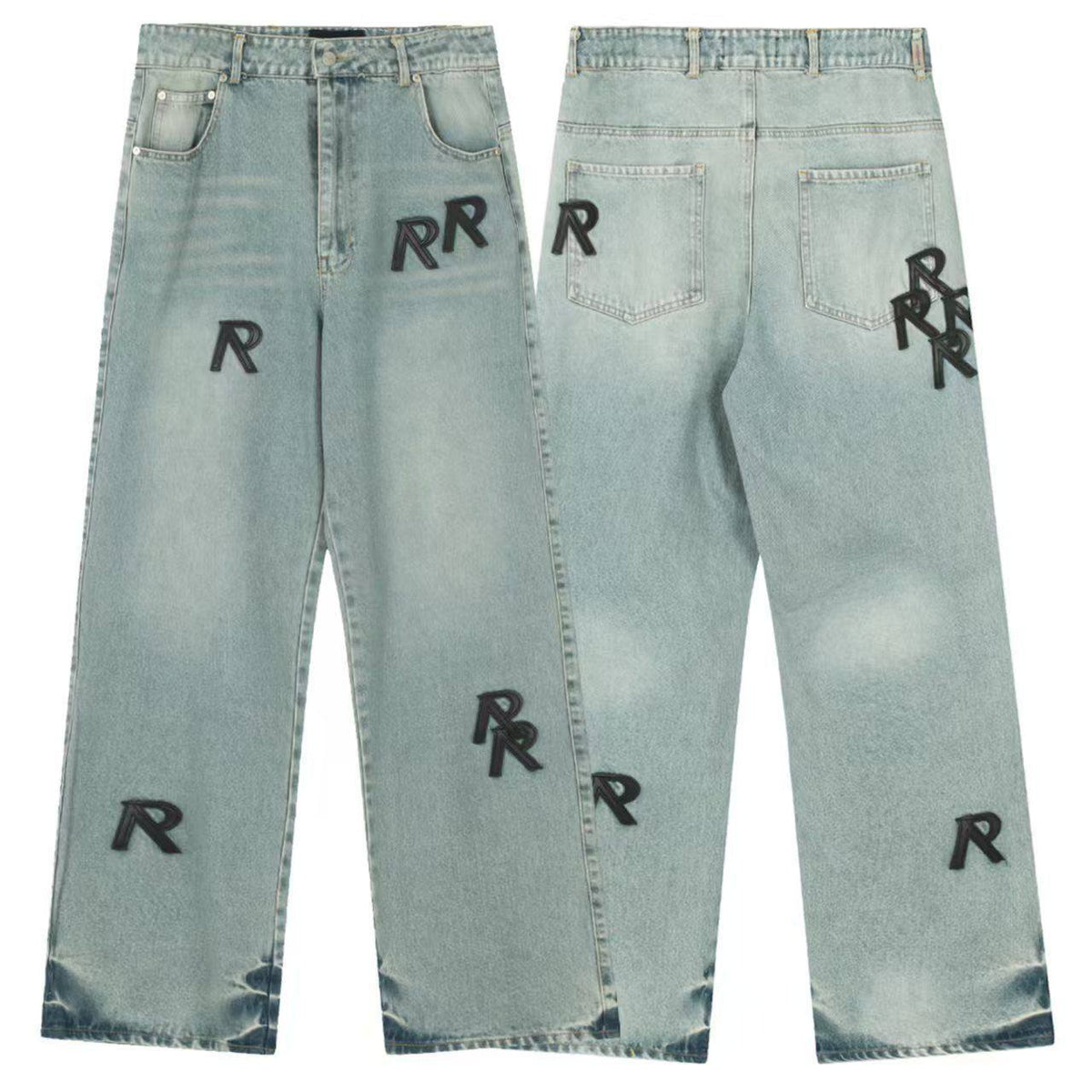 REPRESENT INITIAL BAGGY DENIM