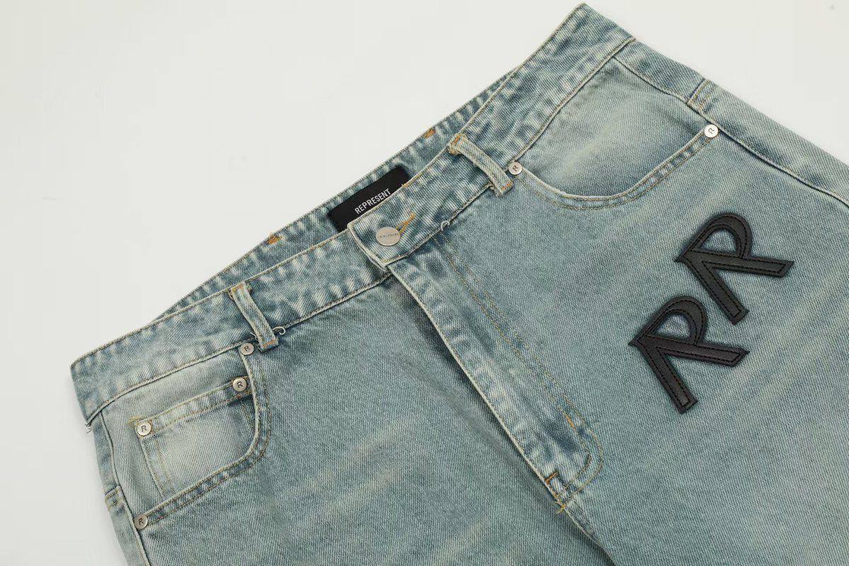 REPRESENT INITIAL BAGGY DENIM