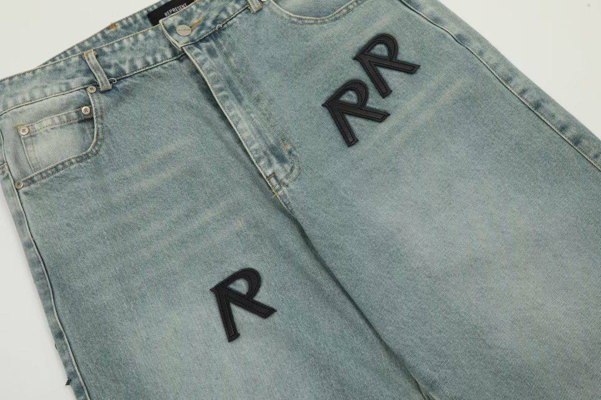 REPRESENT INITIAL BAGGY DENIM