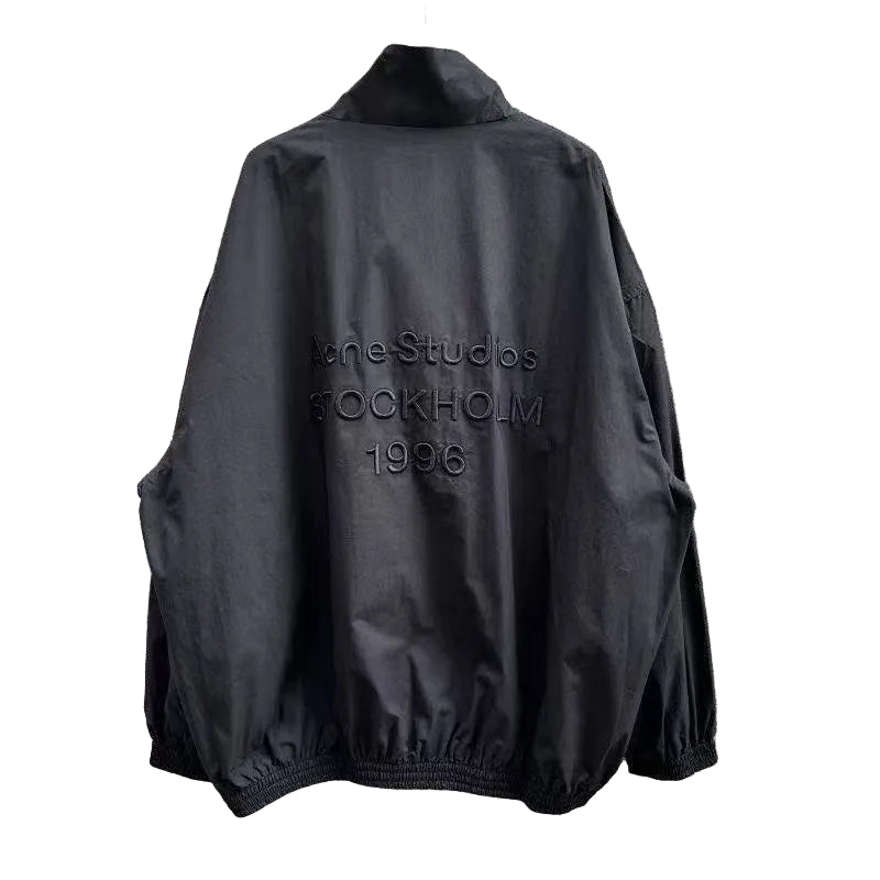 ACNE STUDIOS STOCKHOLM 1996 LOGO ZIPPER JACKET BLACK