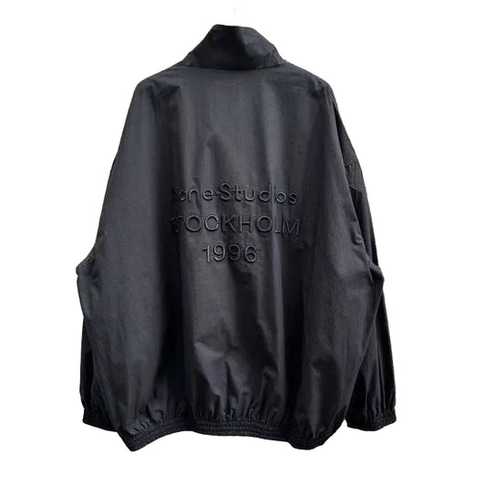 ACNE STUDIOS STOCKHOLM 1996 LOGO ZIPPER JACKET BLACK