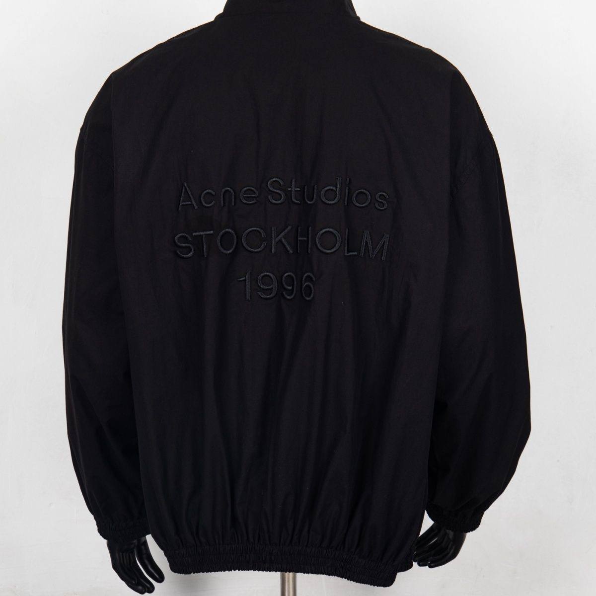 ACNE STUDIOS STOCKHOLM 1996 LOGO ZIPPER JACKET BLACK