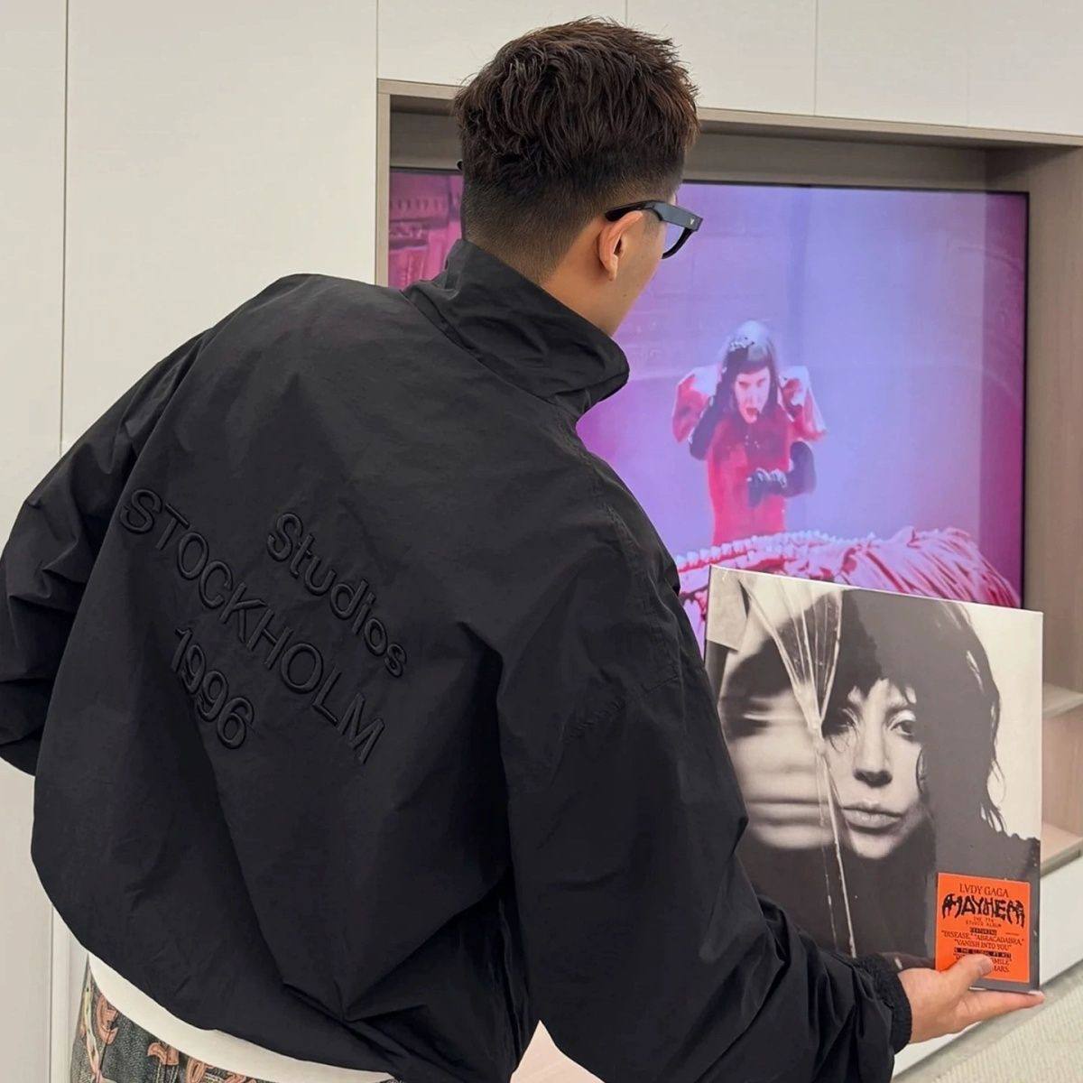 ACNE STUDIOS STOCKHOLM 1996 LOGO ZIPPER JACKET BLACK