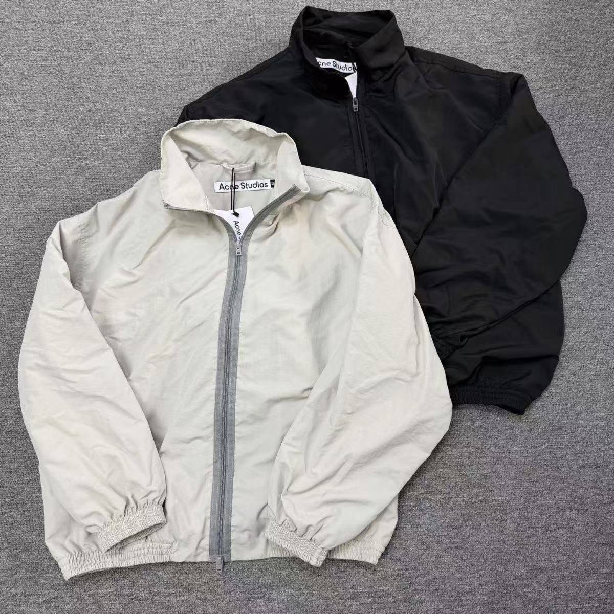 ACNE STUDIOS STOCKHOLM 1996 LOGO ZIPPER JACKET BLACK