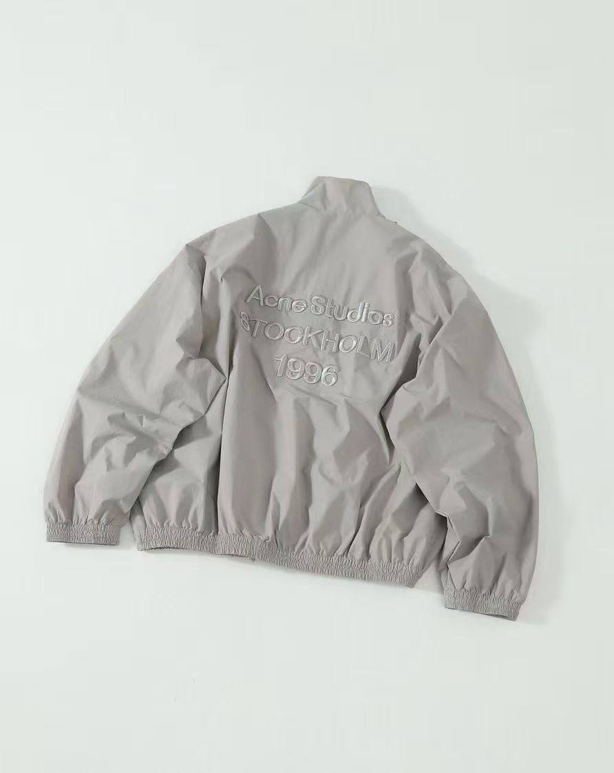 ACNE STUDIOS STOCKHOLM 1996 LOGO ZIPPER JACKET BLACK