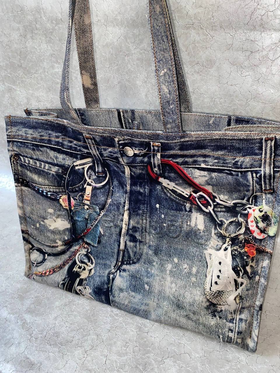 ACNE STUDIOS PRINTED TOTE BAG