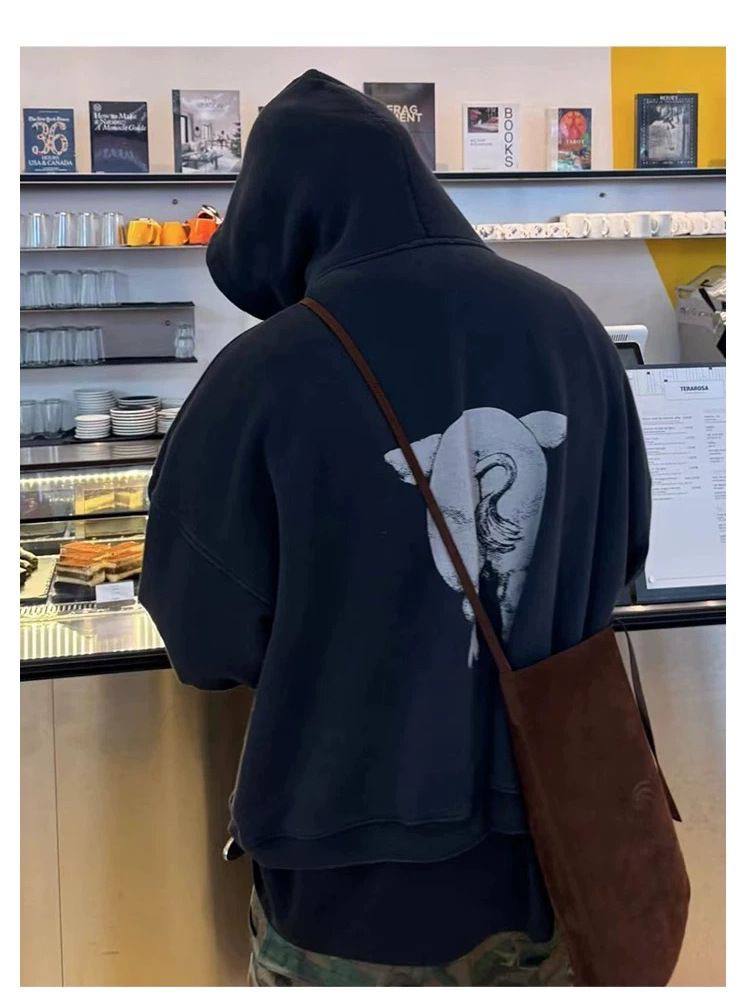 ENFANTS RICHES DÉPRIMÉS BLACK HOODIE