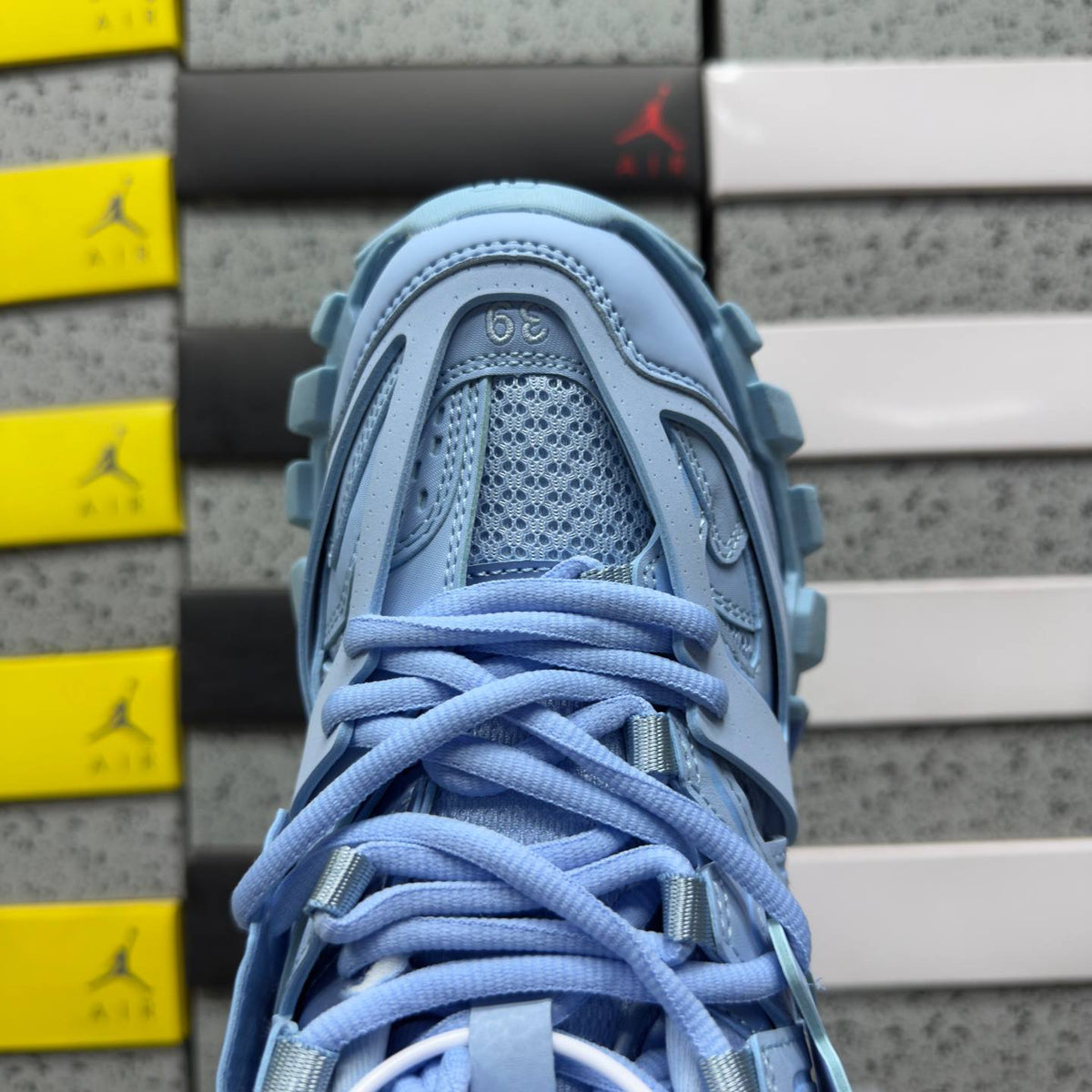 BALENCIAGA TRACK 1.0 BLUE SNEAKERS