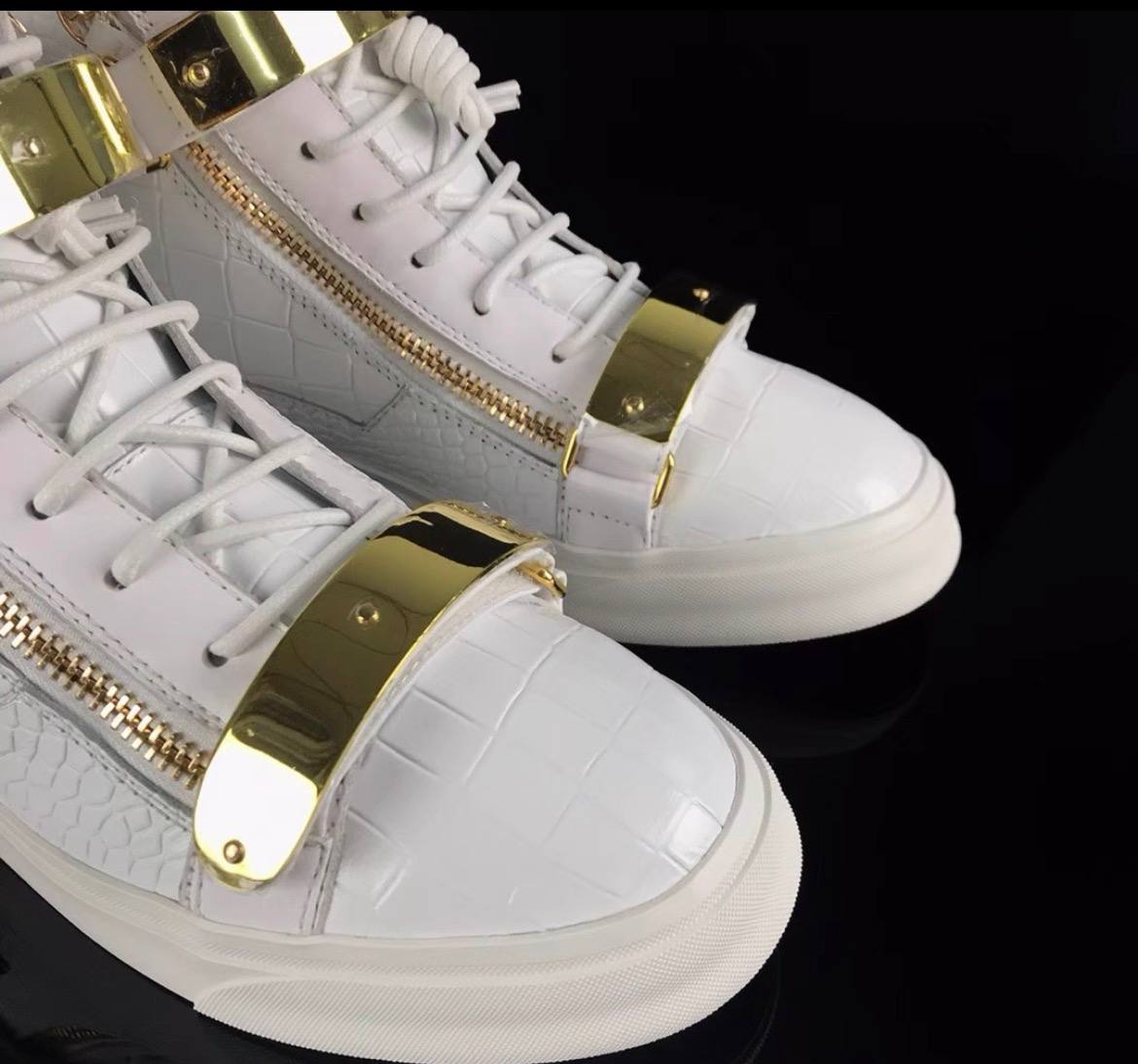 GIUSEPPE ZANOTTI WHITE SNEAKERS
