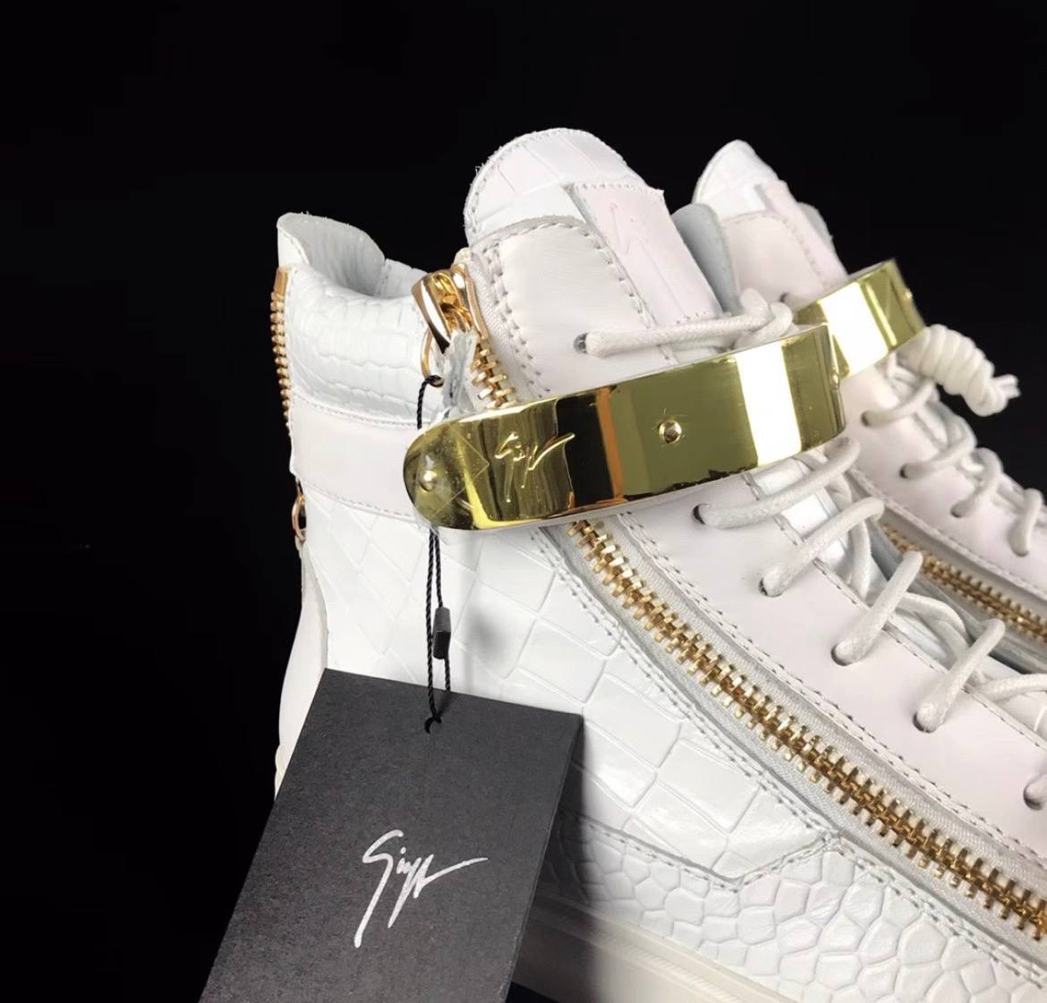 GIUSEPPE ZANOTTI WHITE SNEAKERS