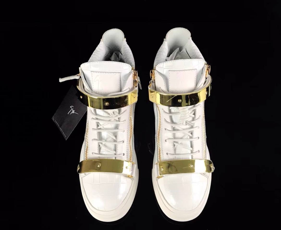 GIUSEPPE ZANOTTI WHITE SNEAKERS