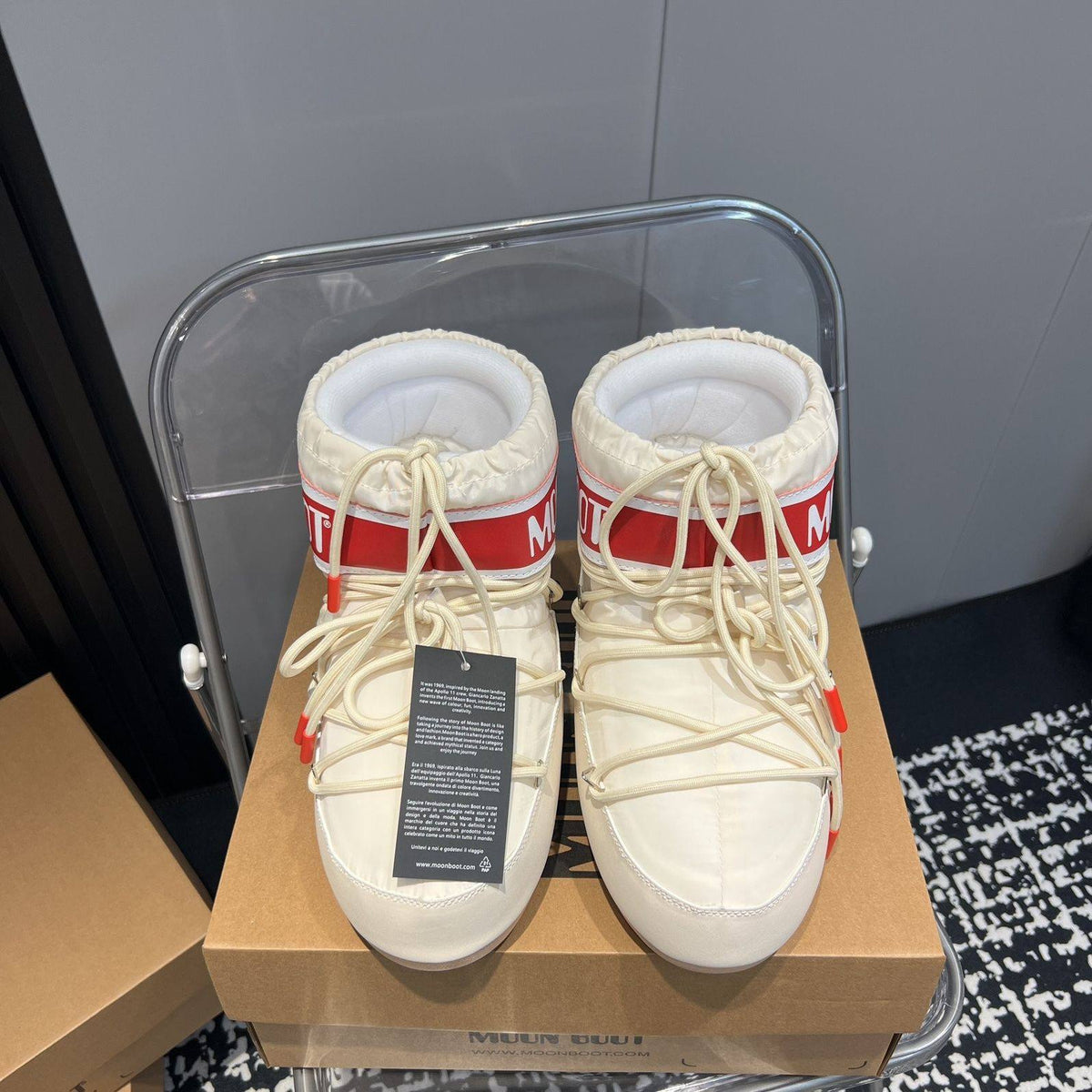 MOON BOOT MB ICON LOW GLANCE SNEAKERS