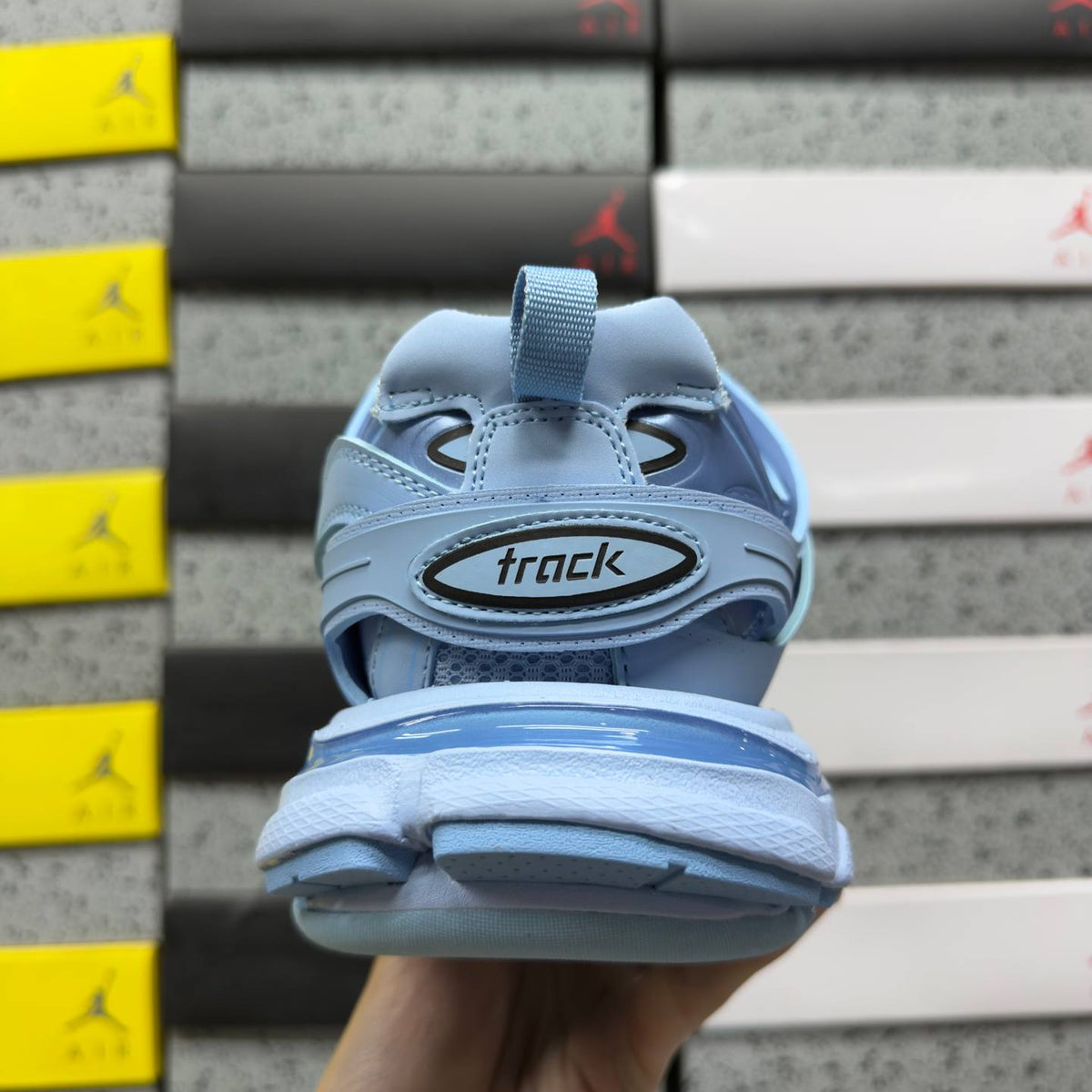BALENCIAGA TRACK 1.0 BLUE SNEAKERS