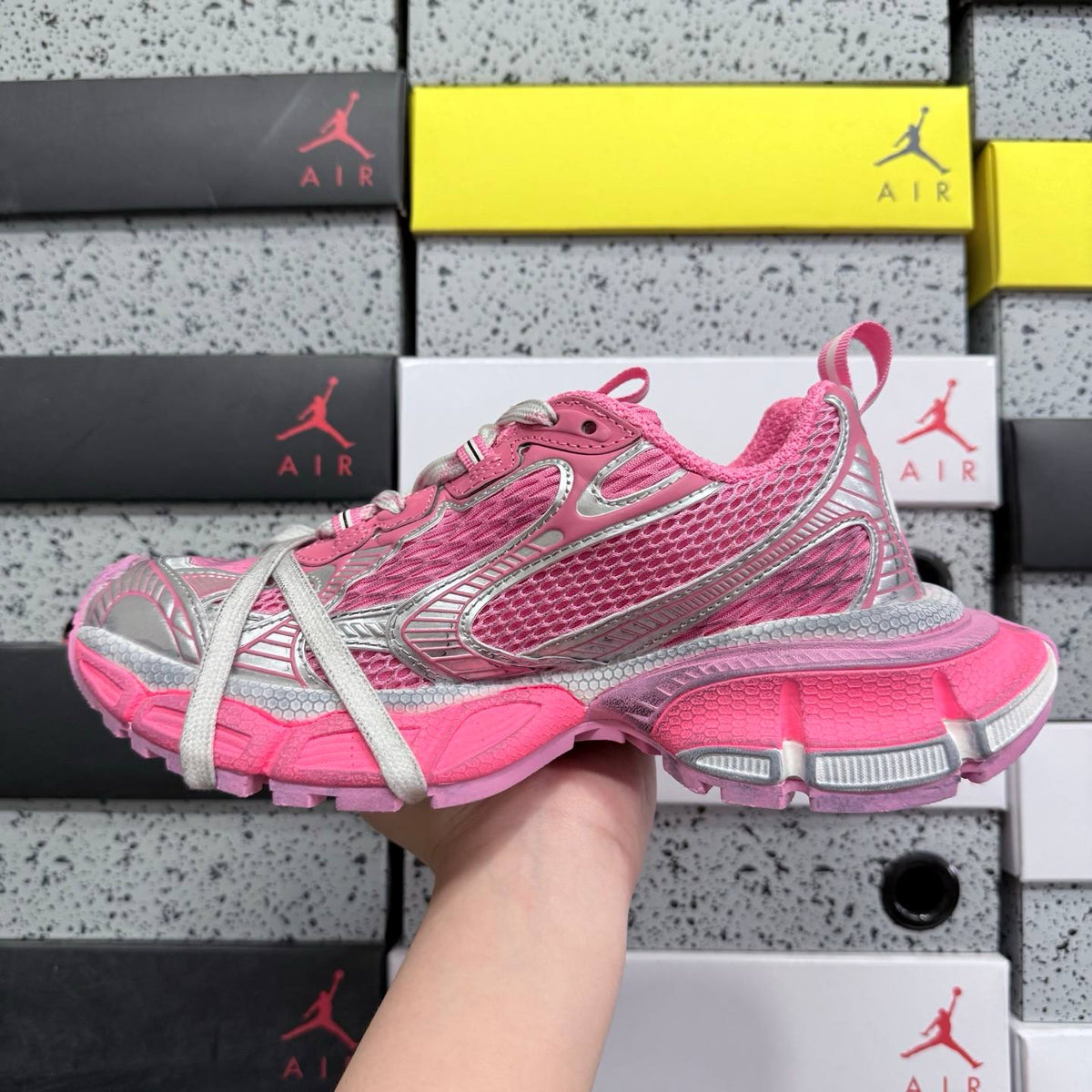 BALENCIAGA 3XL PINK SNEAKERS