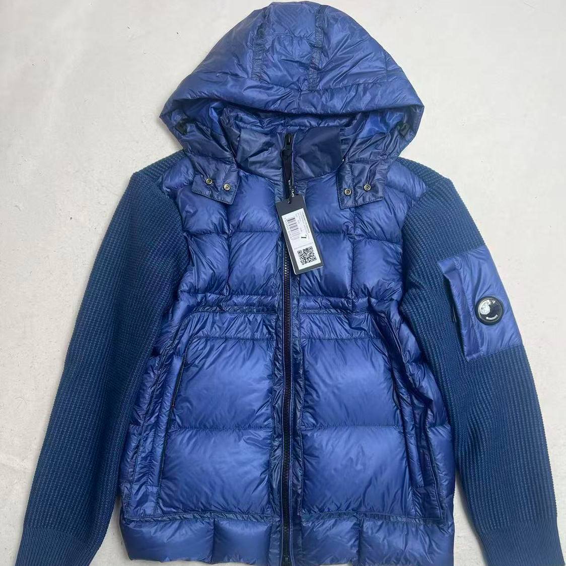 C. P COMPANY D.D SHELL DOWN WHITE JACKET