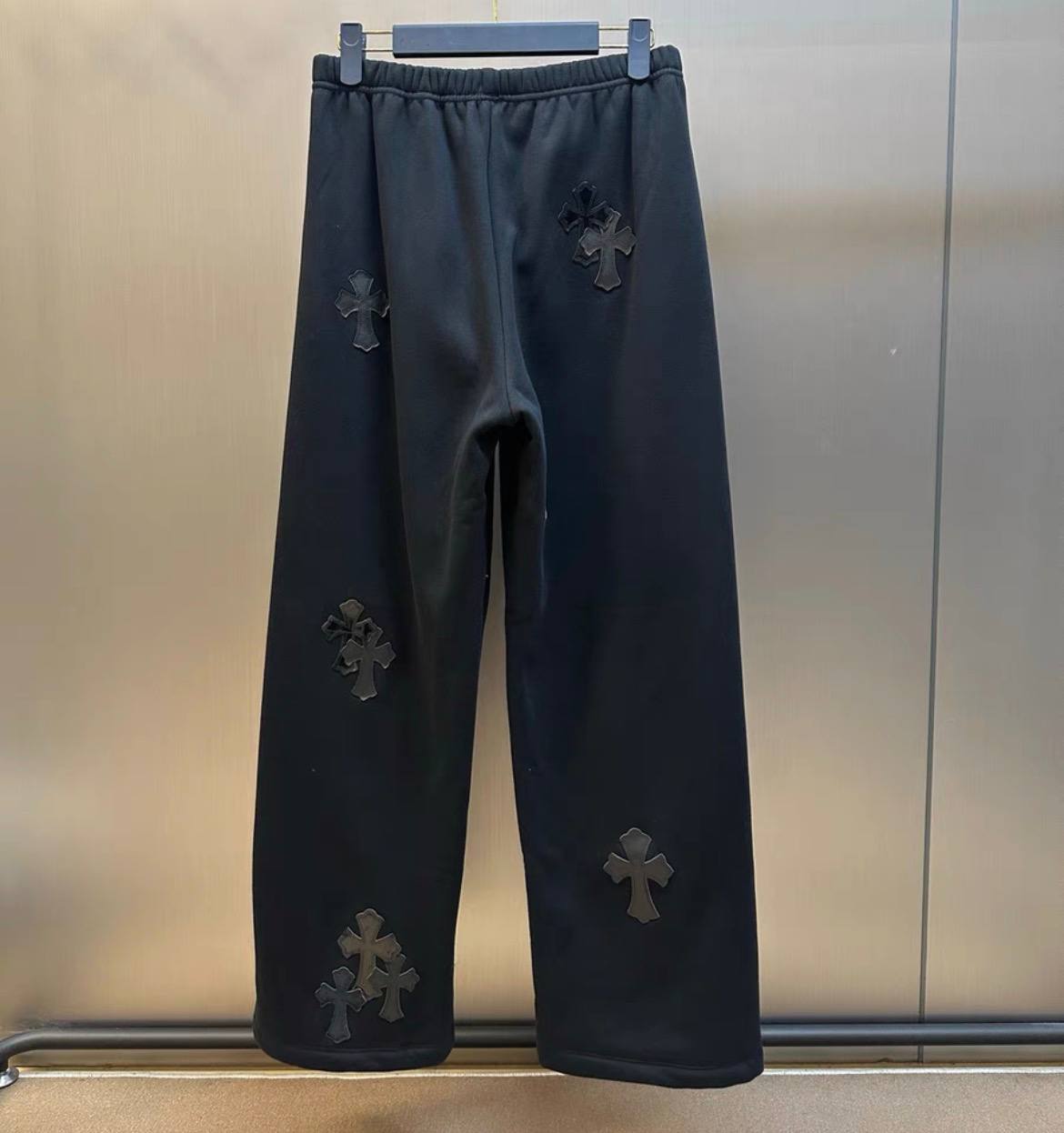 CHROME HEARTS BLACK PANTS