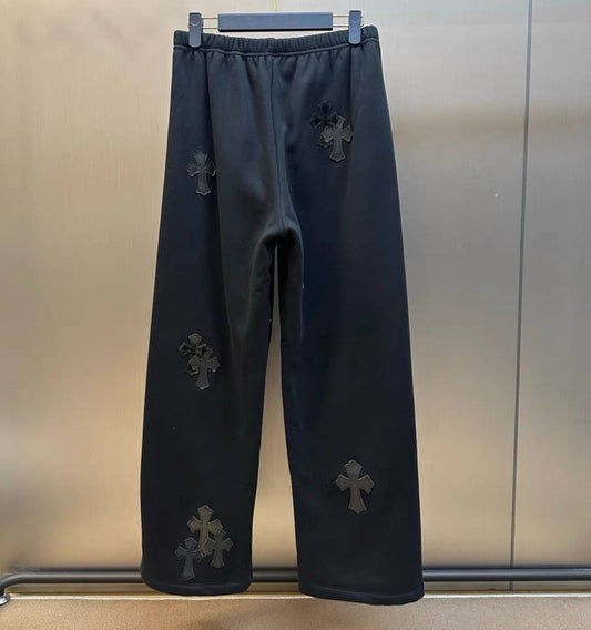 CHROME HEARTS BLACK PANTS