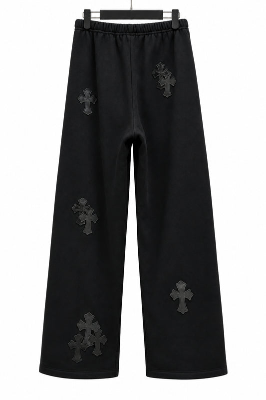 CHROME HEARTS BLACK PANTS