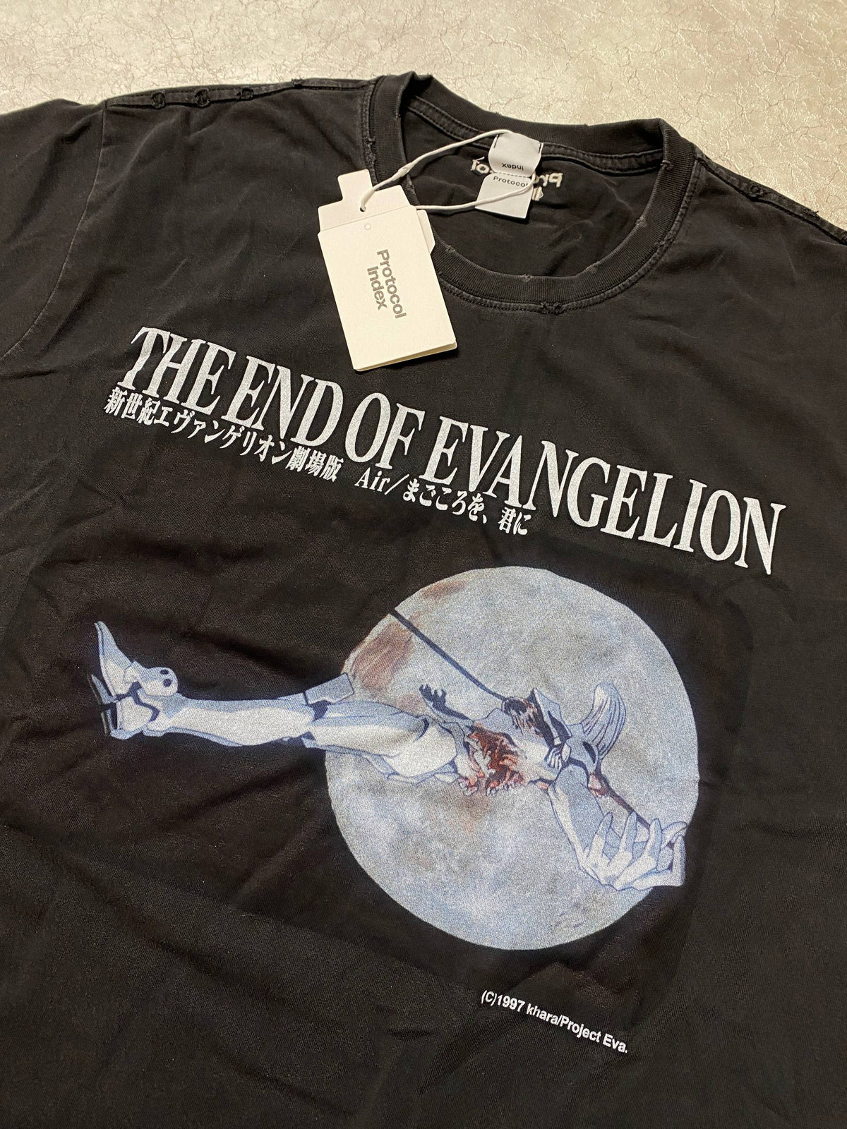 EVANGELION PROTOCOL INDEX  PROJECT G/R T-SHIRT